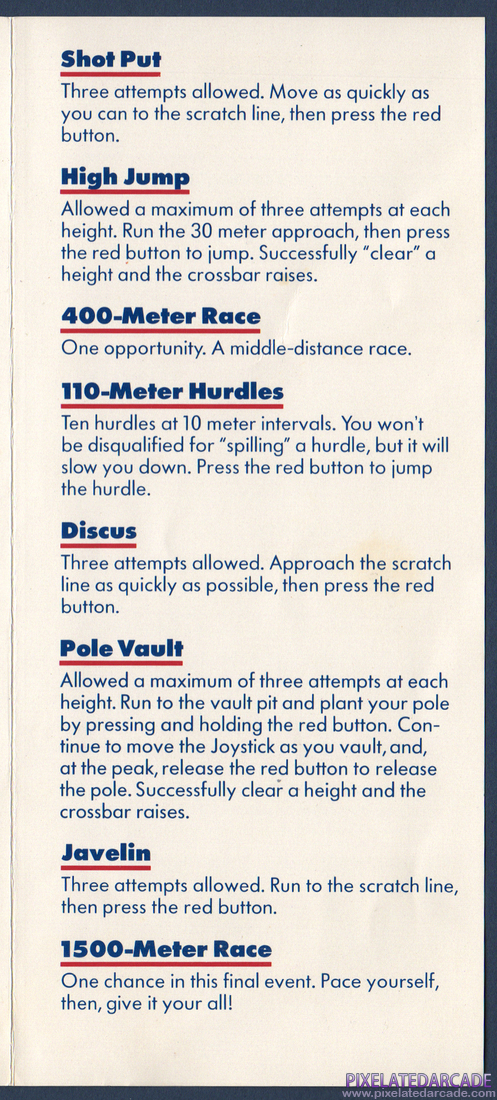The Activision Decathlon: Instruction Manual - Page 4