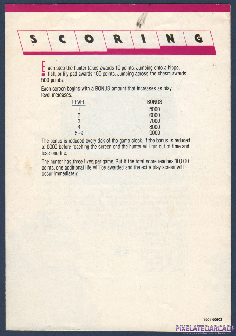 Congo Bongo: Instruction Manual - Page 4