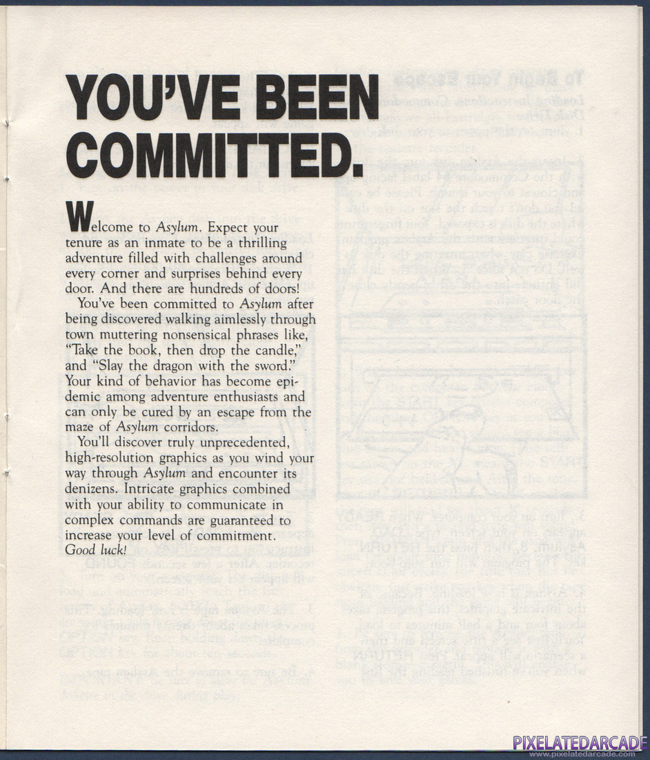 Asylum: Asylum Instruction Manual - Page 2