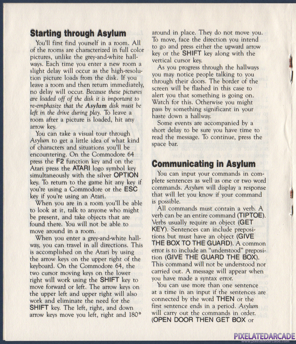 Asylum: Asylum Instruction Manual - Page 5