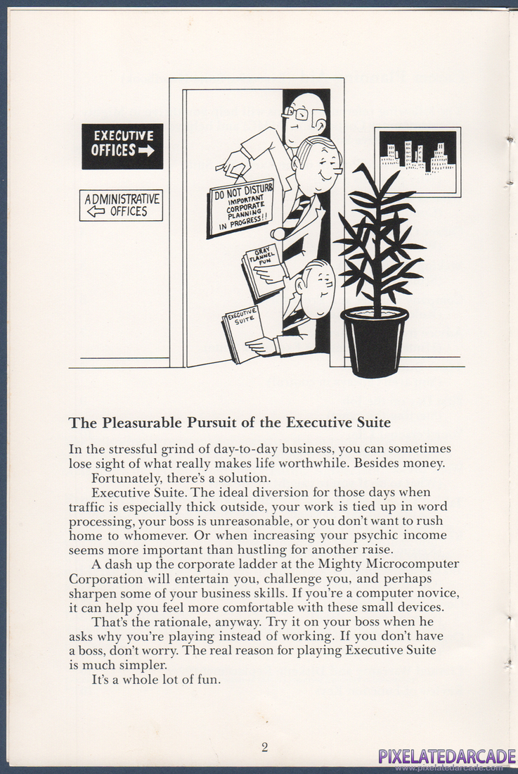 Executive Suite: Instruction Manual - Page 2