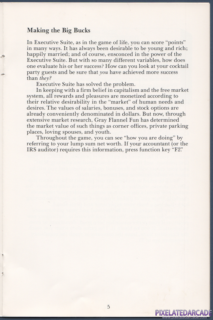 Executive Suite: Instruction Manual - Page 5
