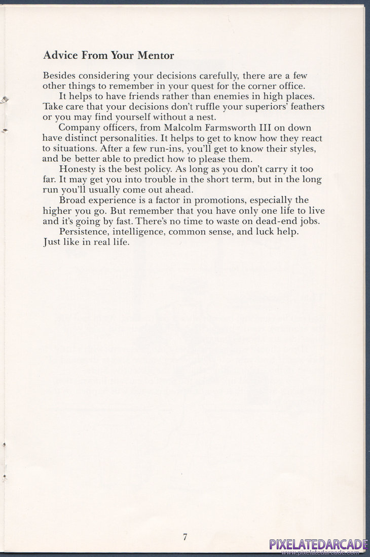 Executive Suite: Instruction Manual - Page 7
