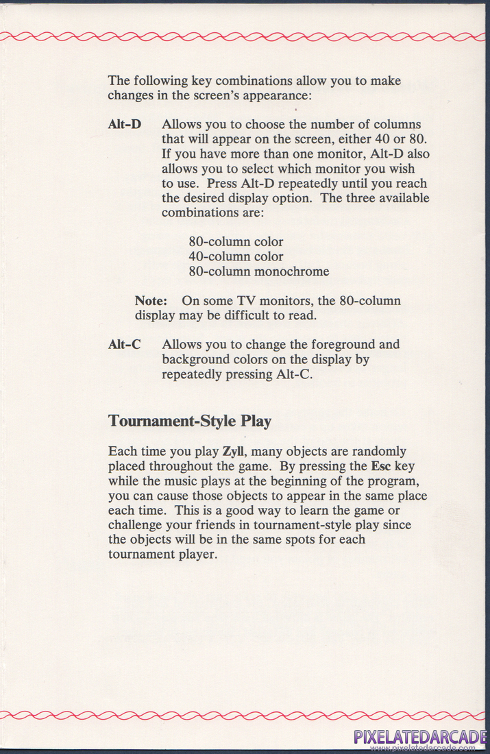 Zyll: A Text Adventure Game: Instruction Manual - Page 4