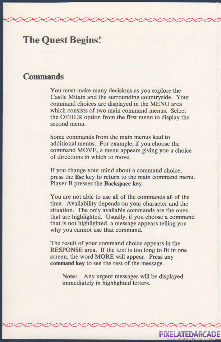 Zyll: A Text Adventure Game: Instruction Manual - Page 9