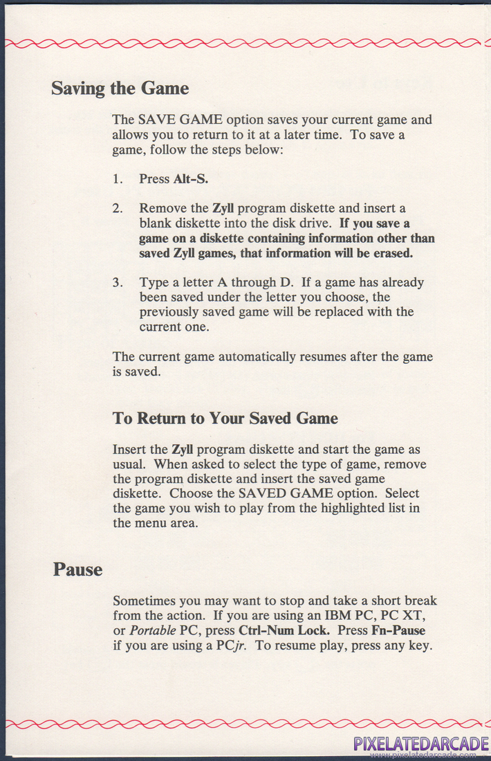 Zyll: A Text Adventure Game: Instruction Manual - Page 10