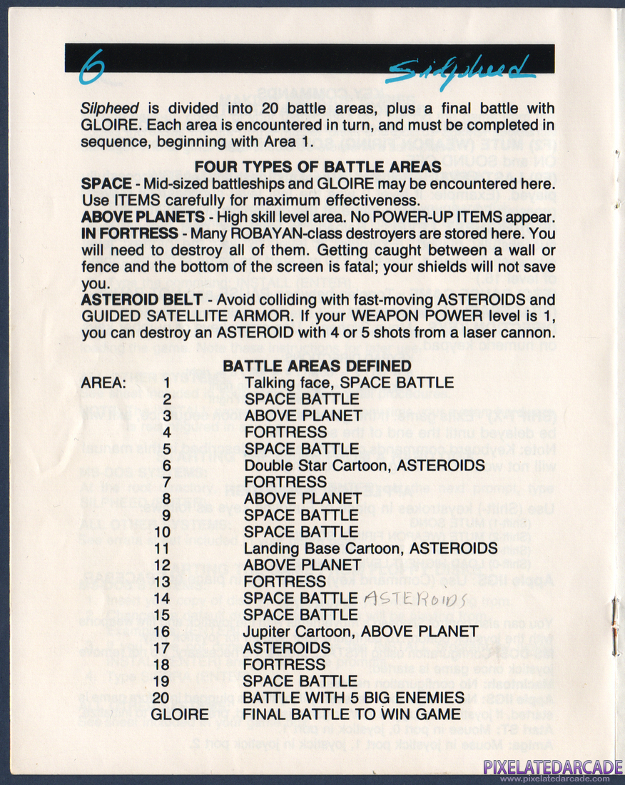 Silpheed: Instruction Manual - Page 7