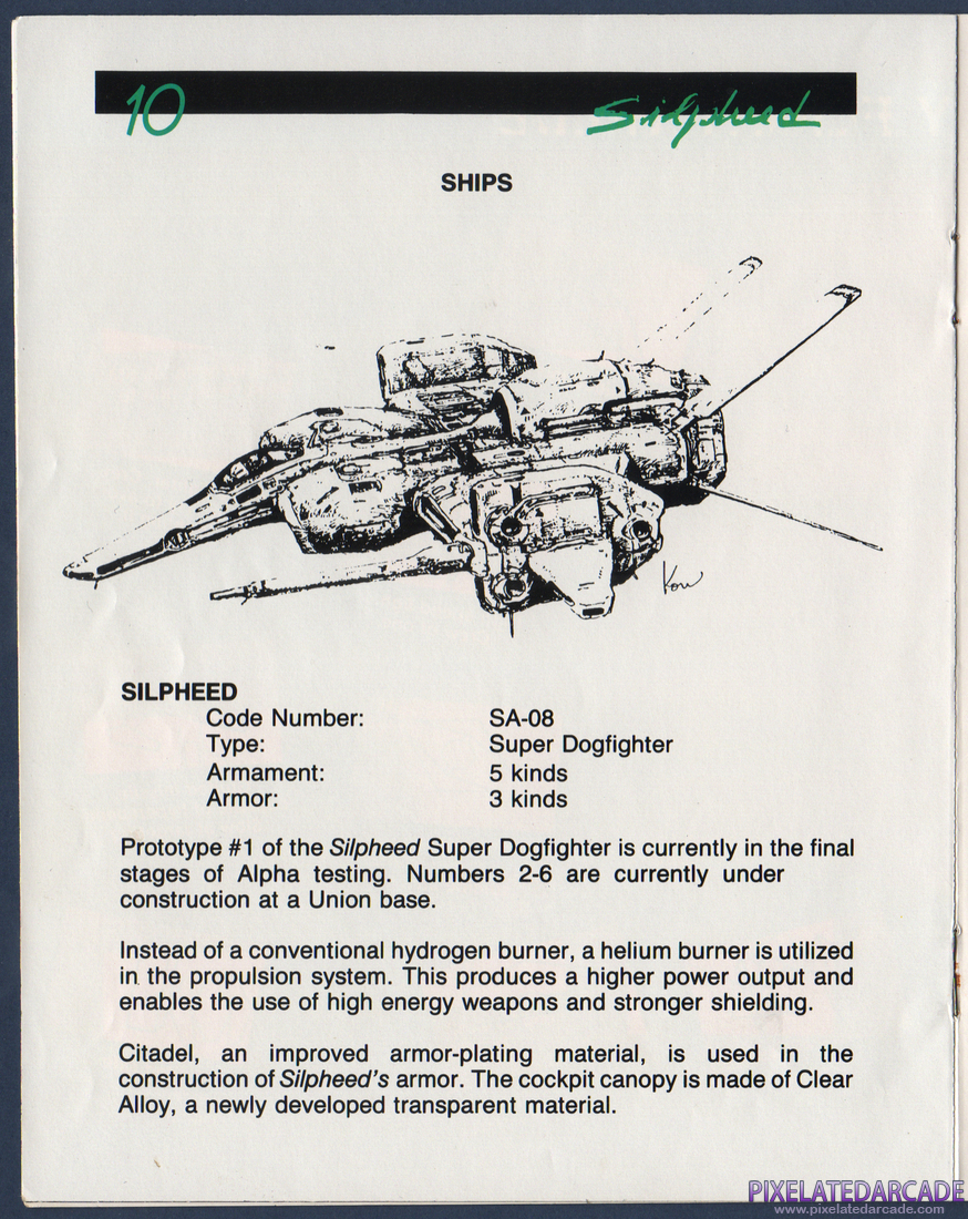 Silpheed: Instruction Manual - Page 10