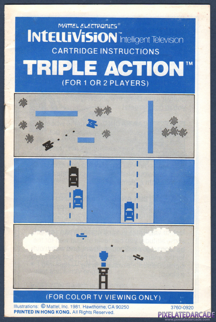 Triple Action: Instruction Manual - Page 1