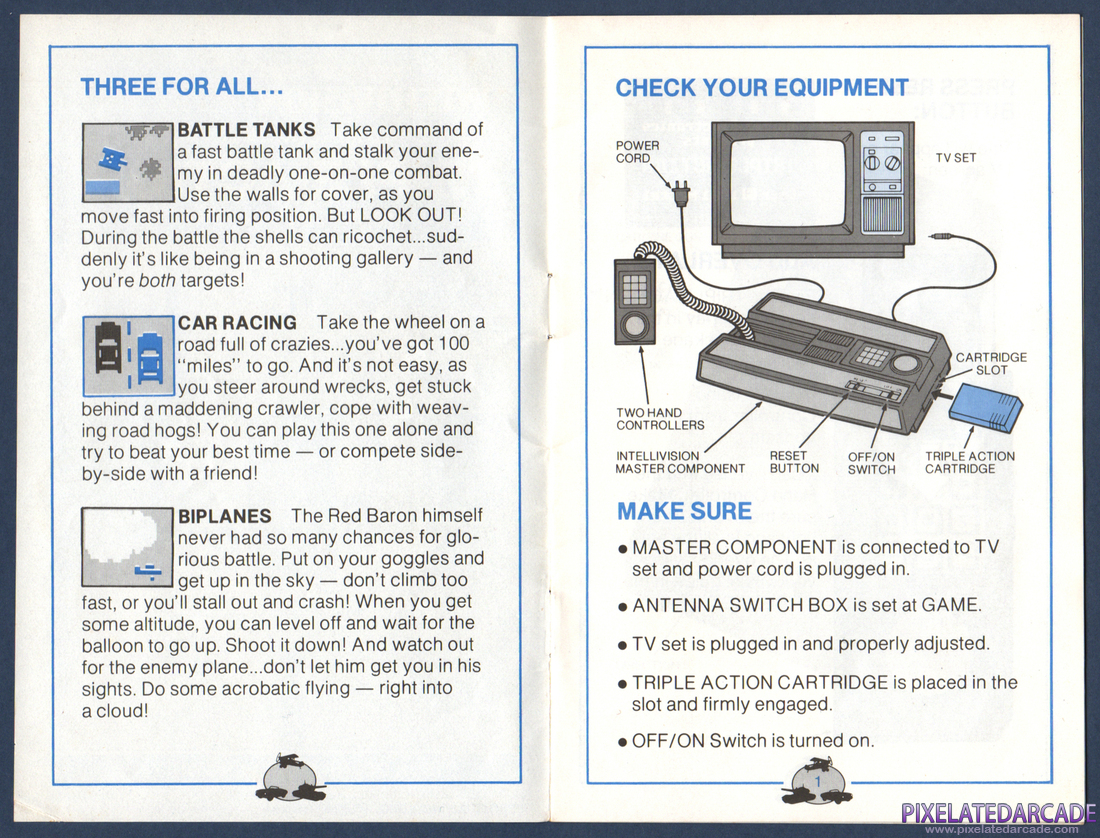 Triple Action: Instruction Manual - Page 2