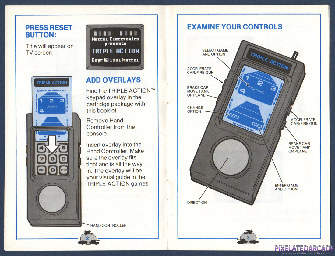 Triple Action: Instruction Manual - Page 3