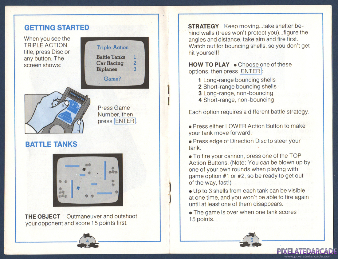 Triple Action: Instruction Manual - Page 4