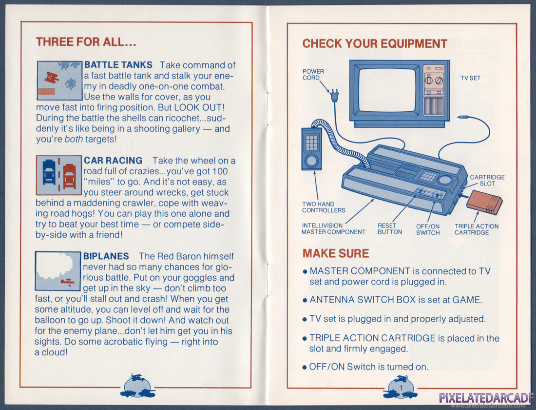 Triple Action: Instruction Manual - Page 2