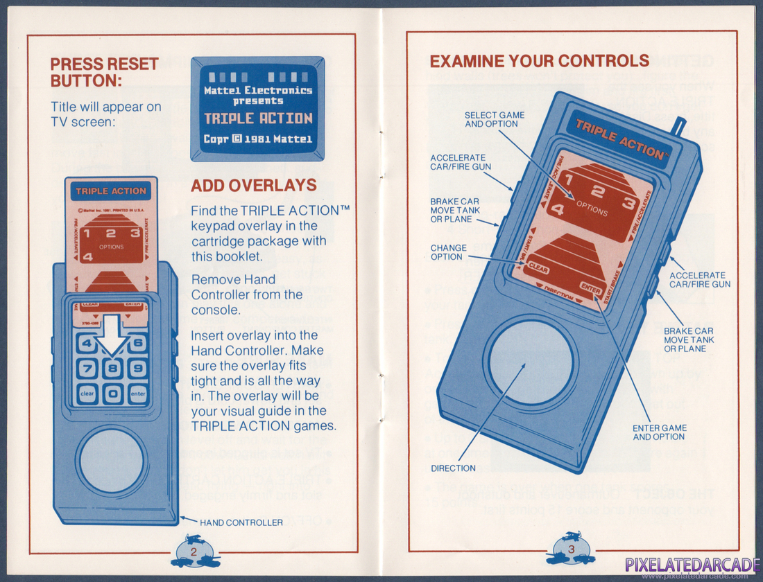 Triple Action: Instruction Manual - Page 3