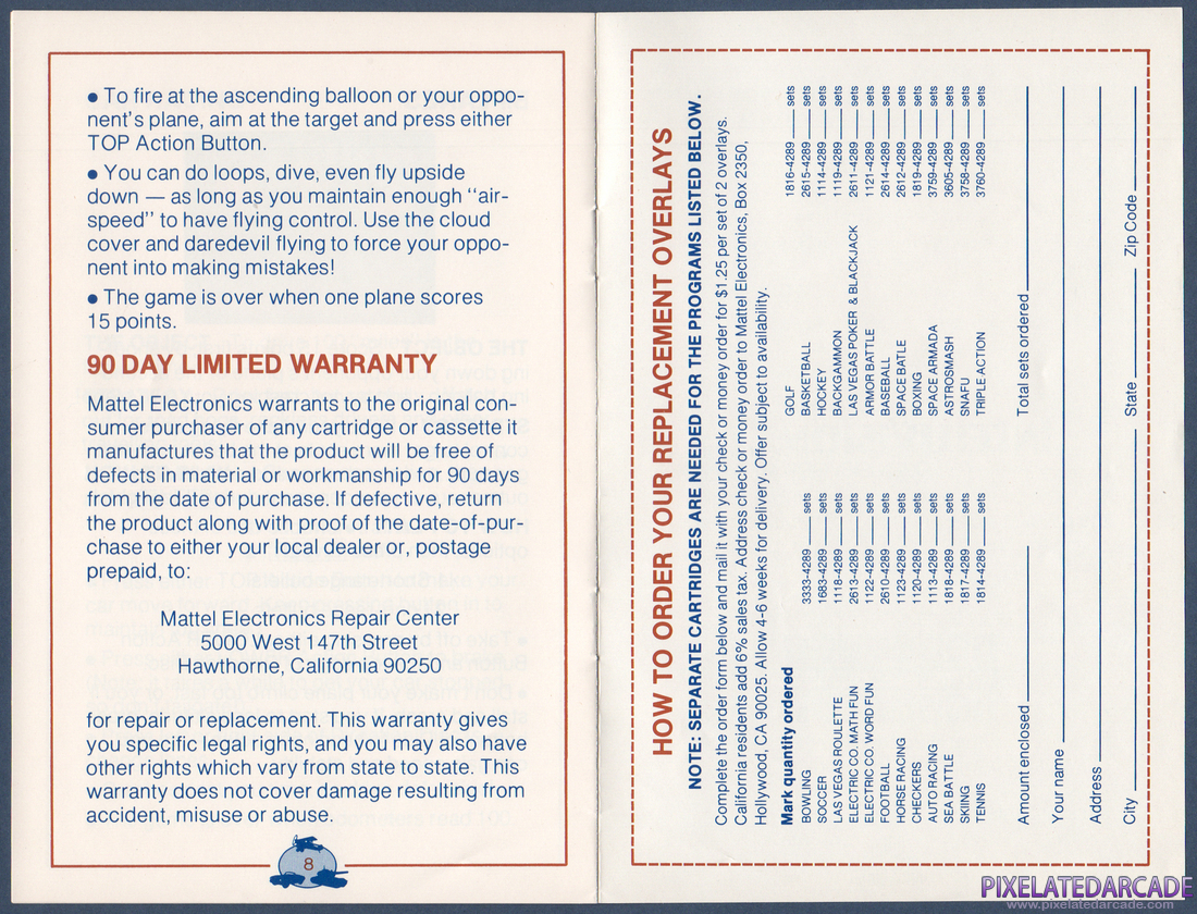 Triple Action: Instruction Manual - Page 6