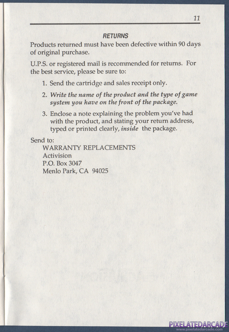 Double Dragon: Instruction Manual - Page 11