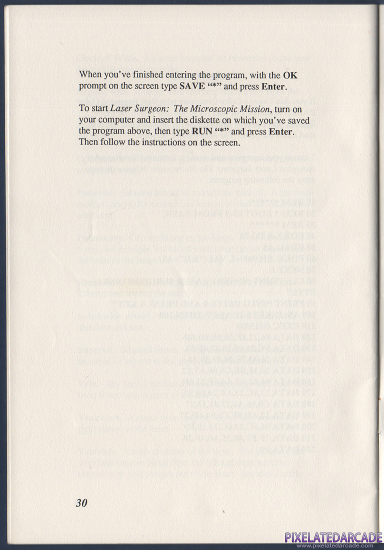 Laser Surgeon: The Microscopic Mission: Instruction Manual - Page 34