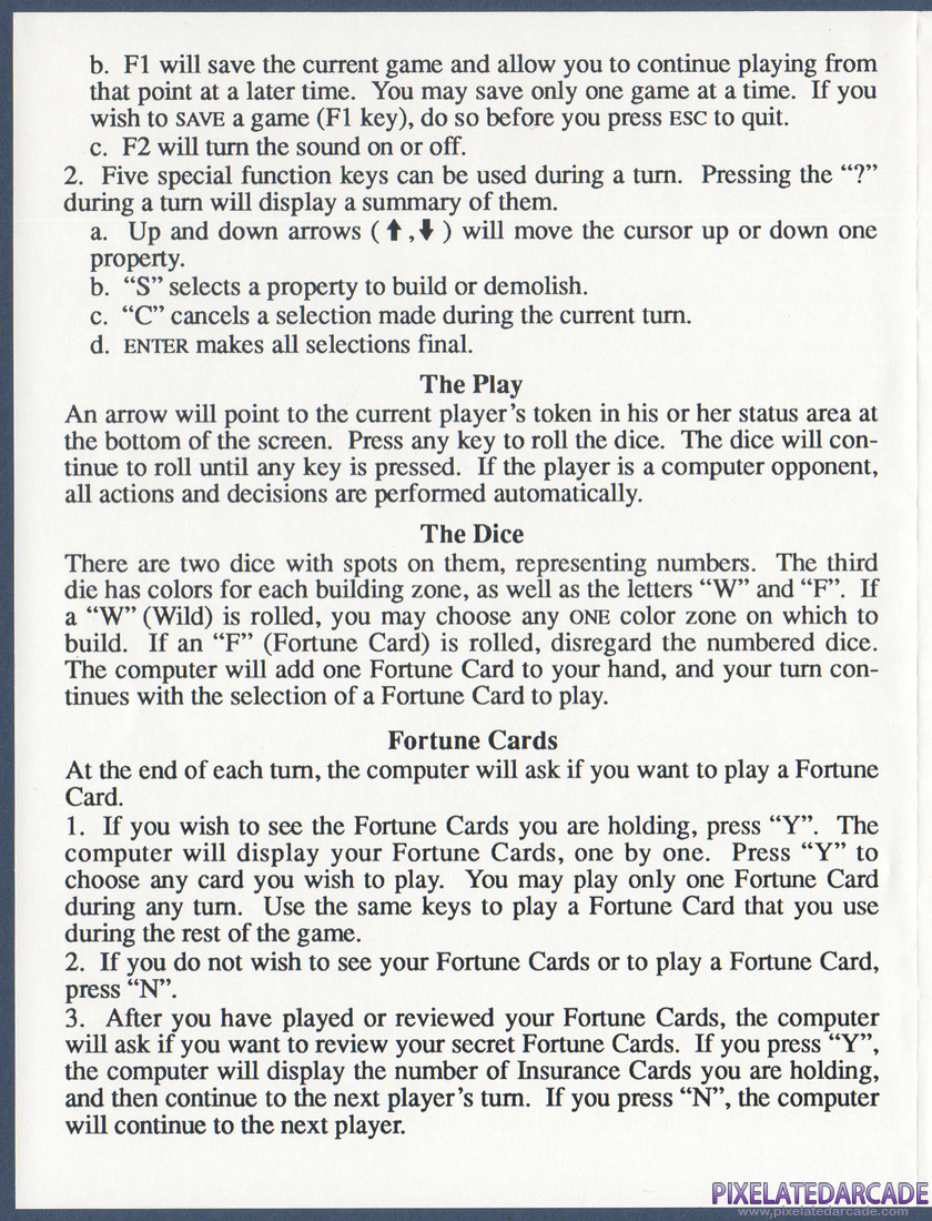 Advance to Boardwalk: Instruction Manual - Page 2