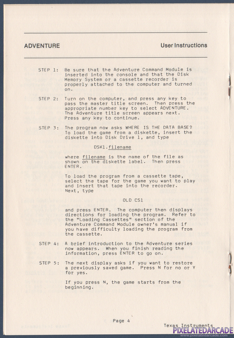 Strange Odyssey: Instruction Manual - Page 4