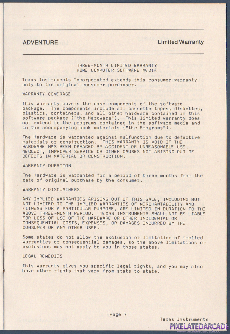 Strange Odyssey: Instruction Manual - Page 7