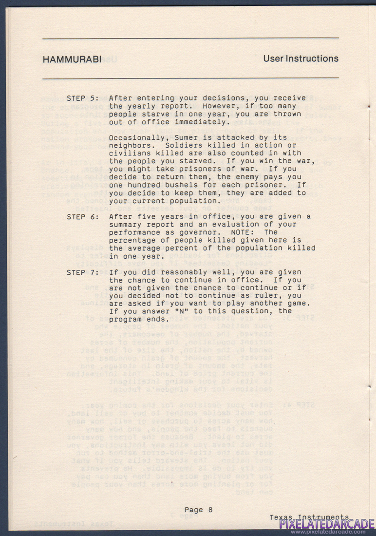Oldies But Goodies - Games II: Instruction Manual - Page 9