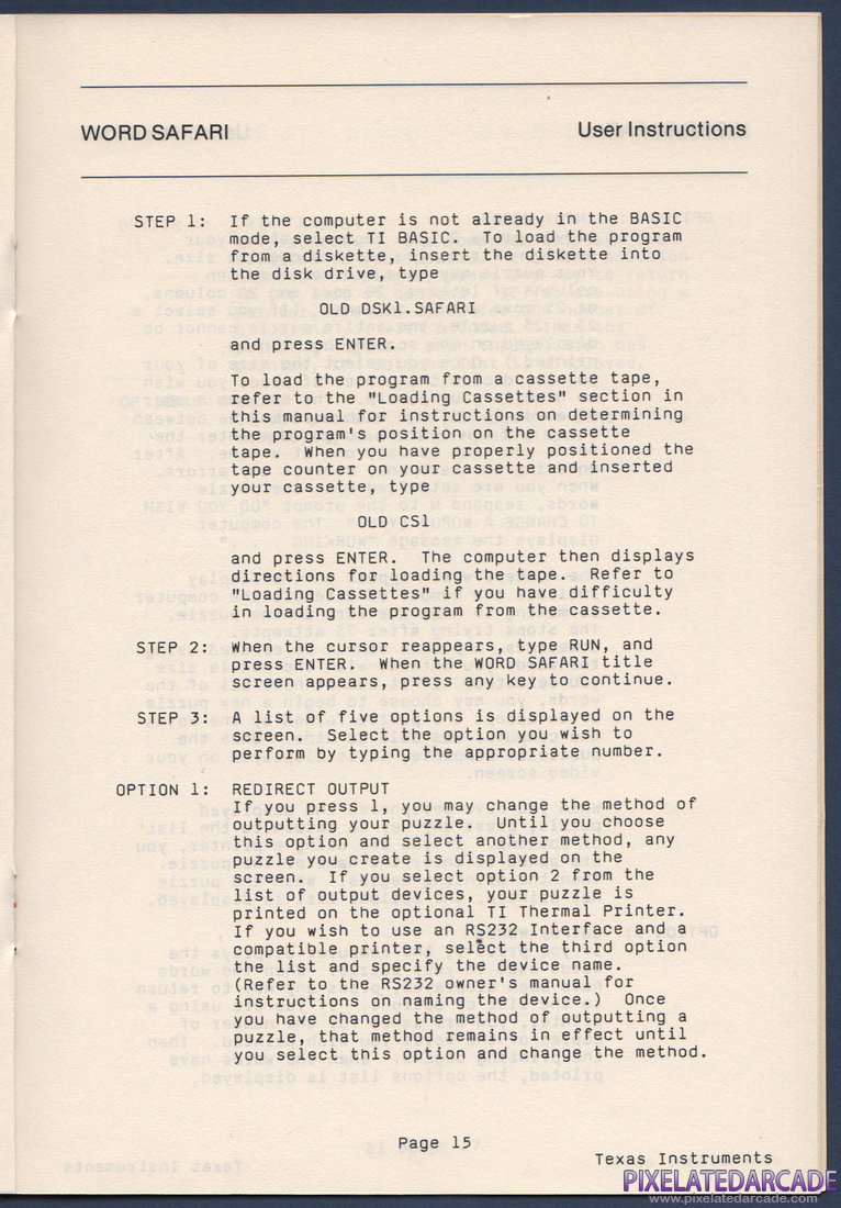 Oldies But Goodies - Games II: Instruction Manual - Page 16