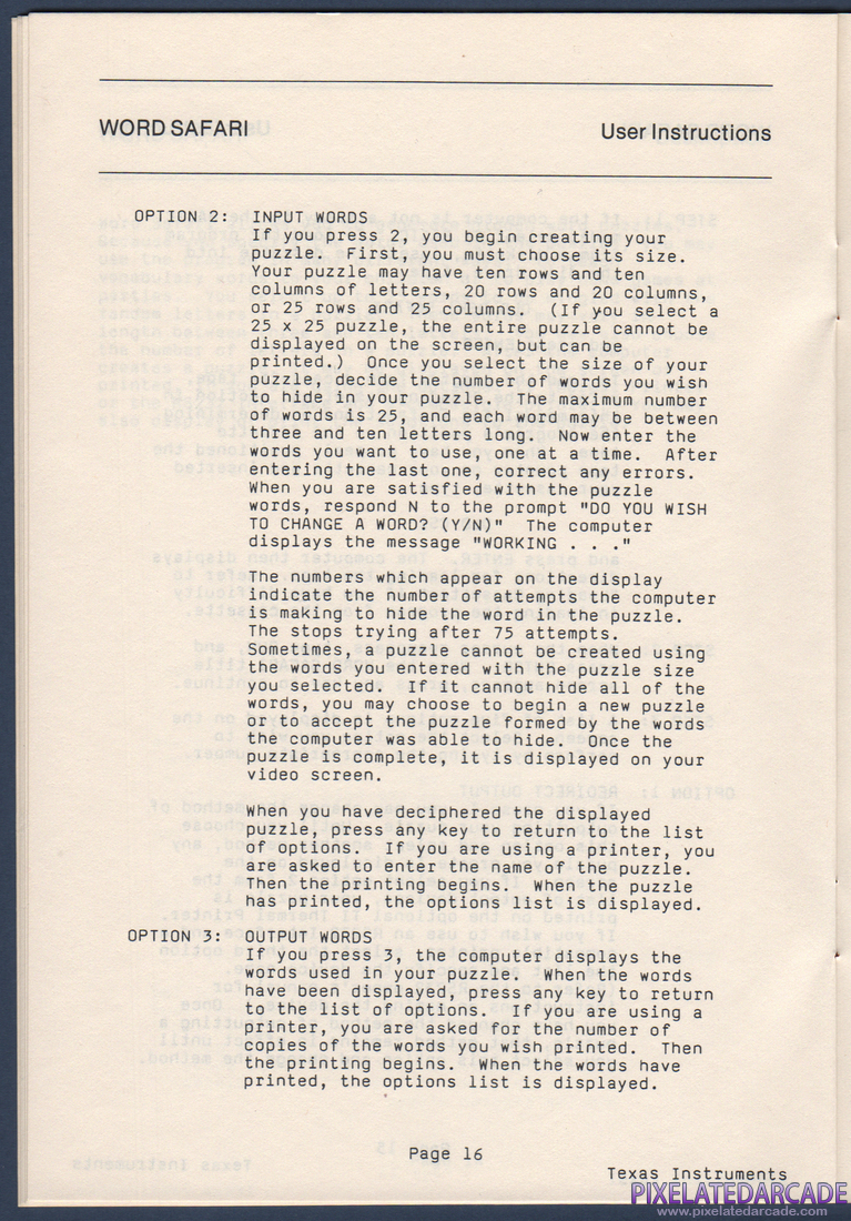 Oldies But Goodies - Games II: Instruction Manual - Page 17