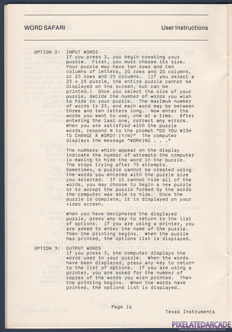 Oldies But Goodies - Games II: Instruction Manual - Page 17