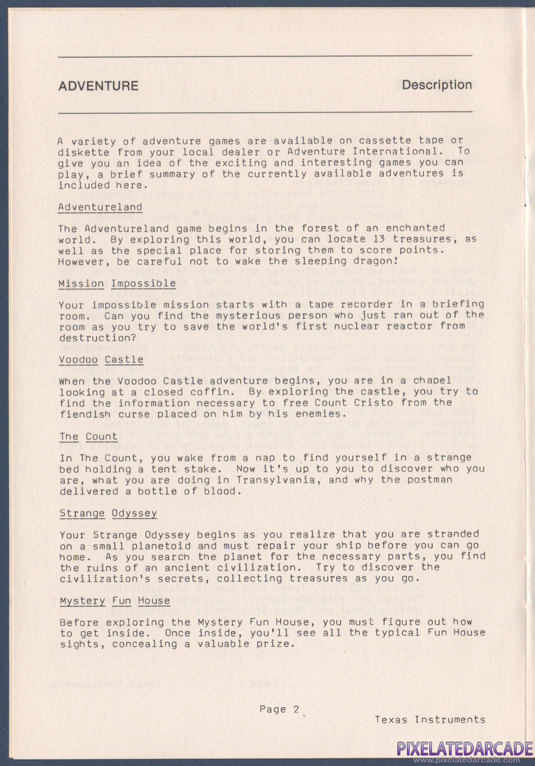 The Golden Voyage: Instruction Manual - Page 2