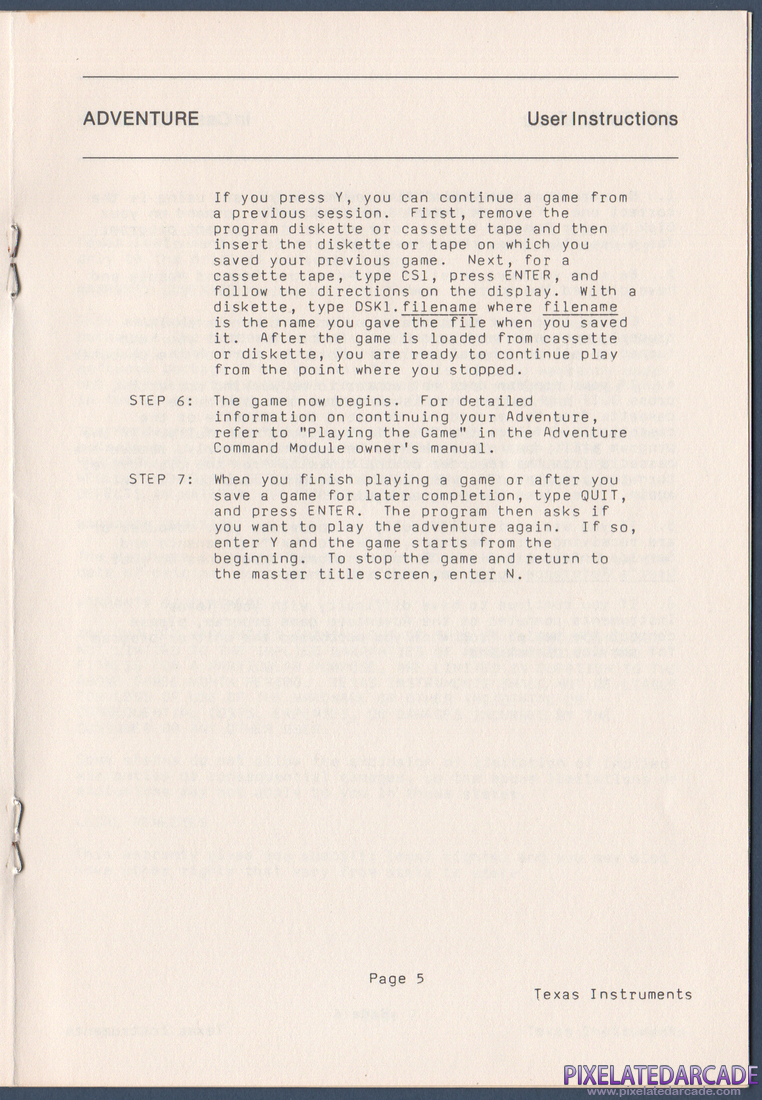 The Golden Voyage: Instruction Manual - Page 5