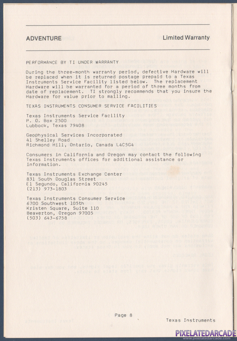 The Golden Voyage: Instruction Manual - Page 8