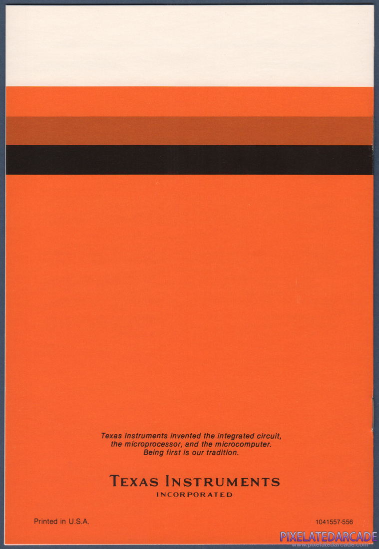 The Golden Voyage: Instruction Manual - Back Cover