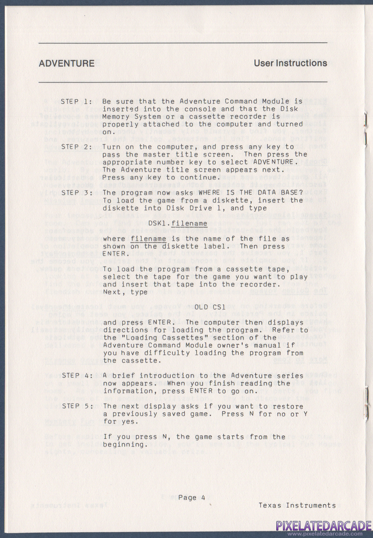 The Golden Voyage: Instruction Manual - Page 4