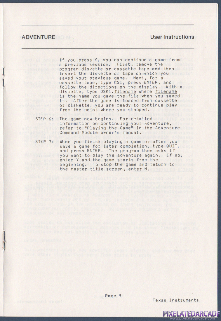 The Golden Voyage: Instruction Manual - Page 5