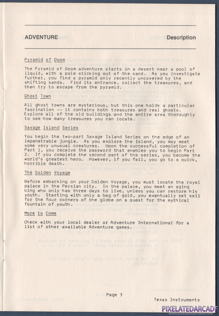 The Count: Instruction Manual - Page 3
