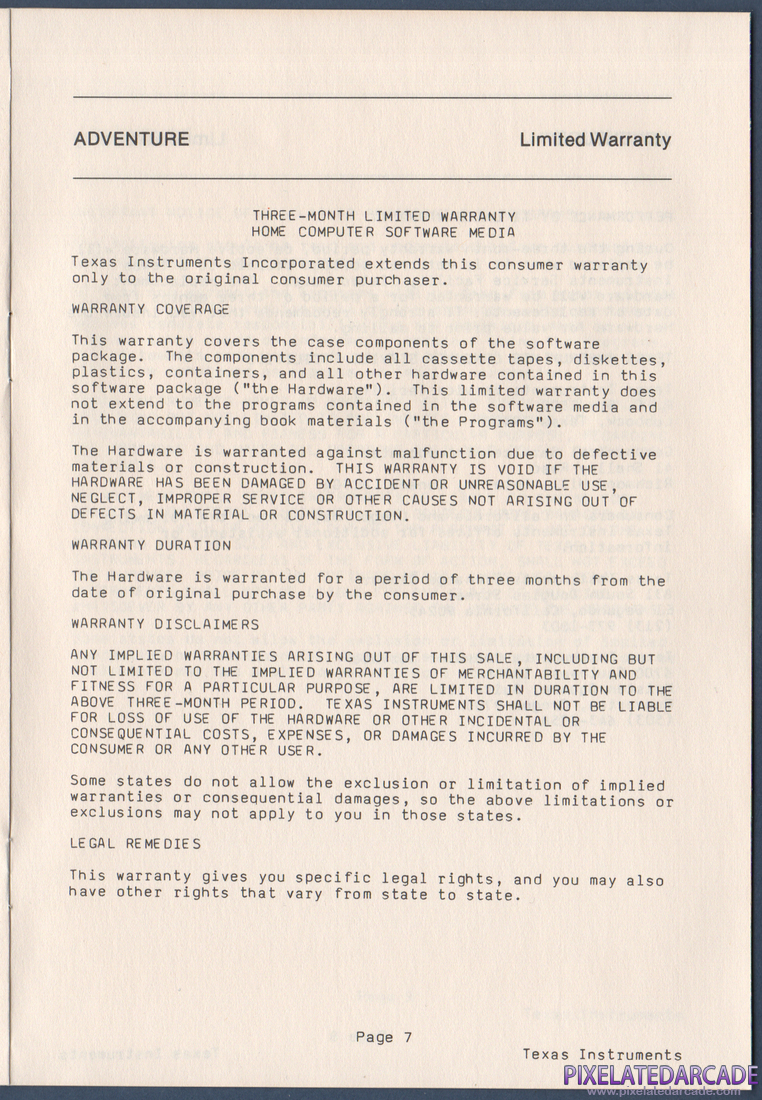 The Count: Instruction Manual - Page 7