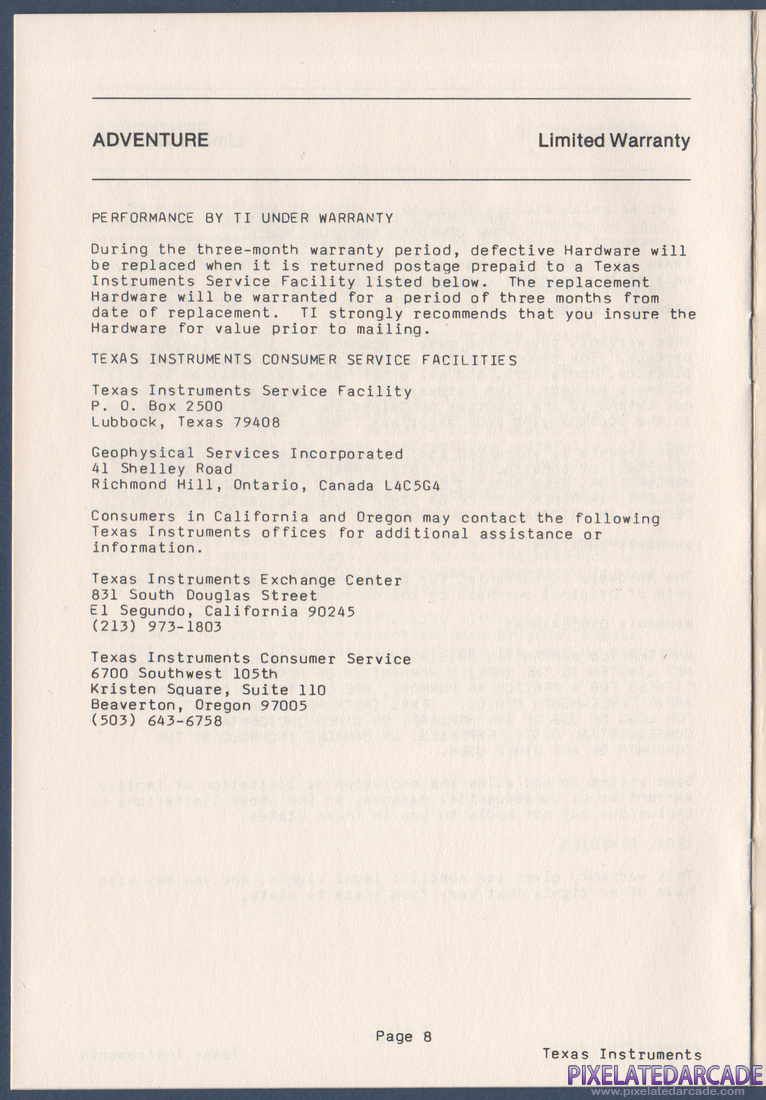 The Count: Instruction Manual - Page 8
