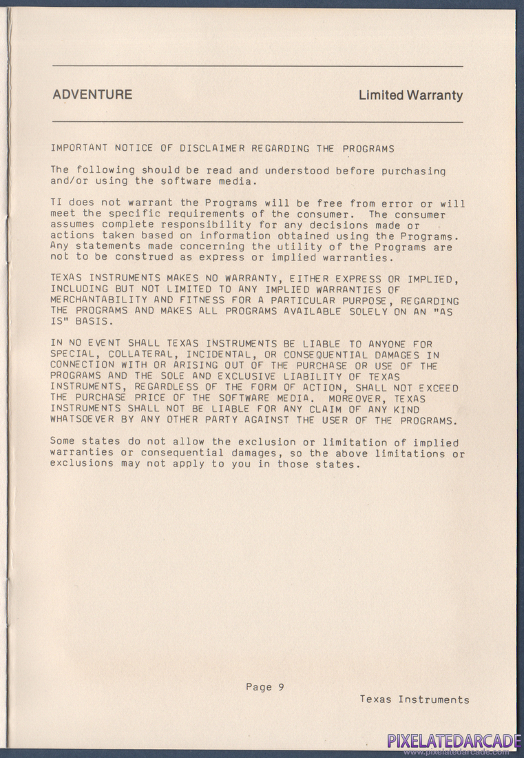 The Count: Instruction Manual - Page 9
