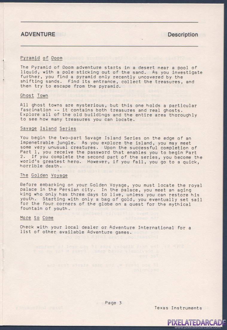 Pyramid of Doom: Instruction Manual - Page 4