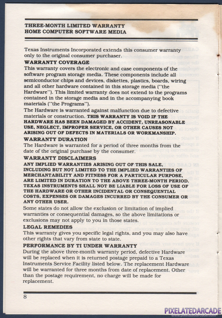 TI Invaders: Instruction Manual - Page 10