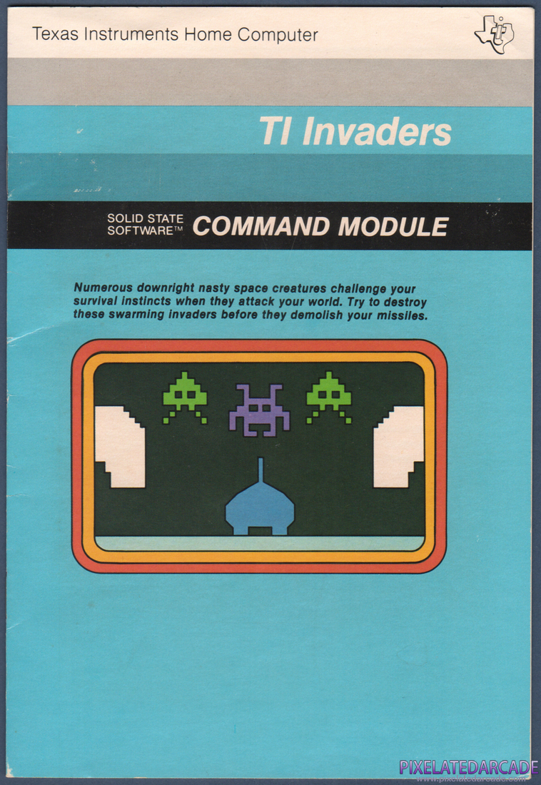 TI Invaders: Instruction Manual - Front Cover