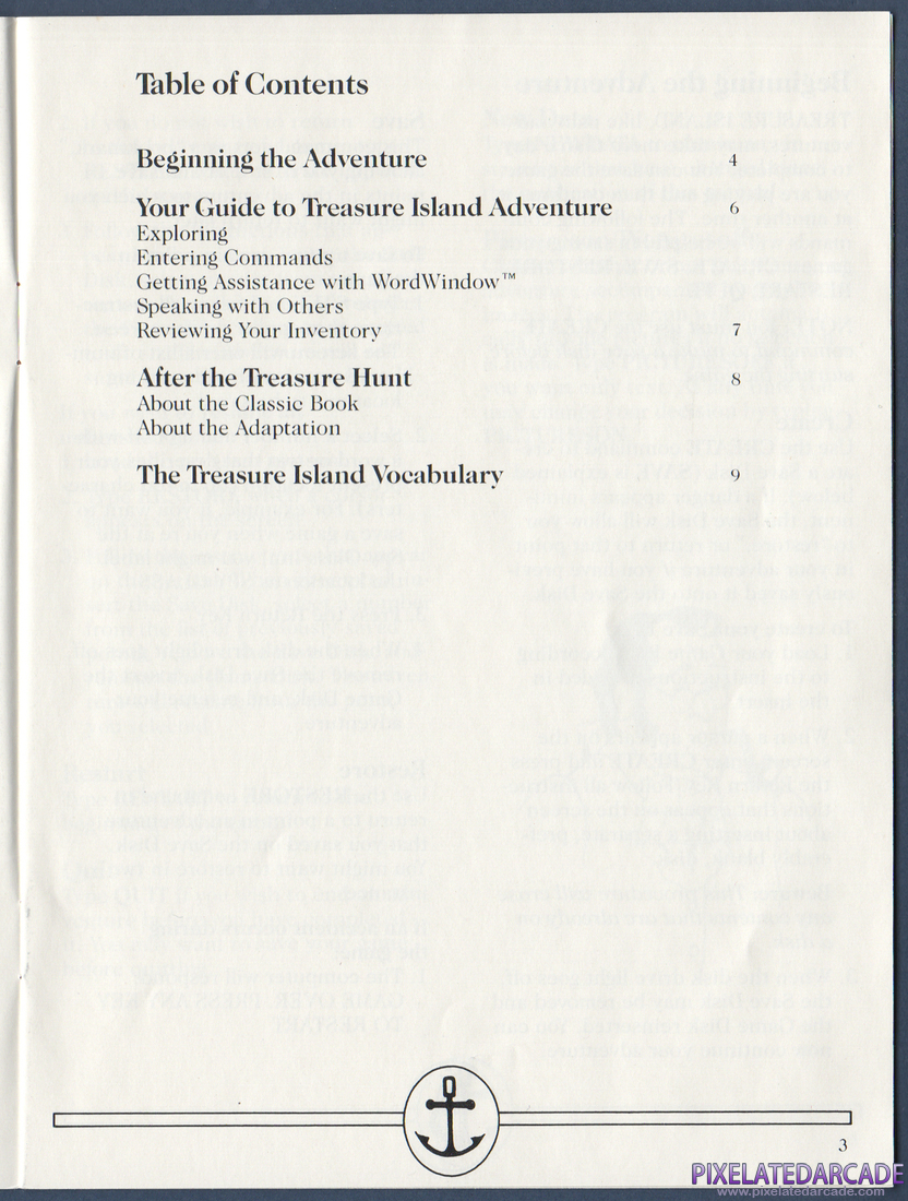Treasure Island: Instruction Manual - Page 3