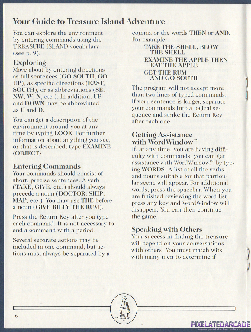 Treasure Island: Instruction Manual - Page 6