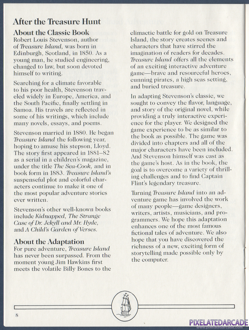 Treasure Island: Instruction Manual - Page 8