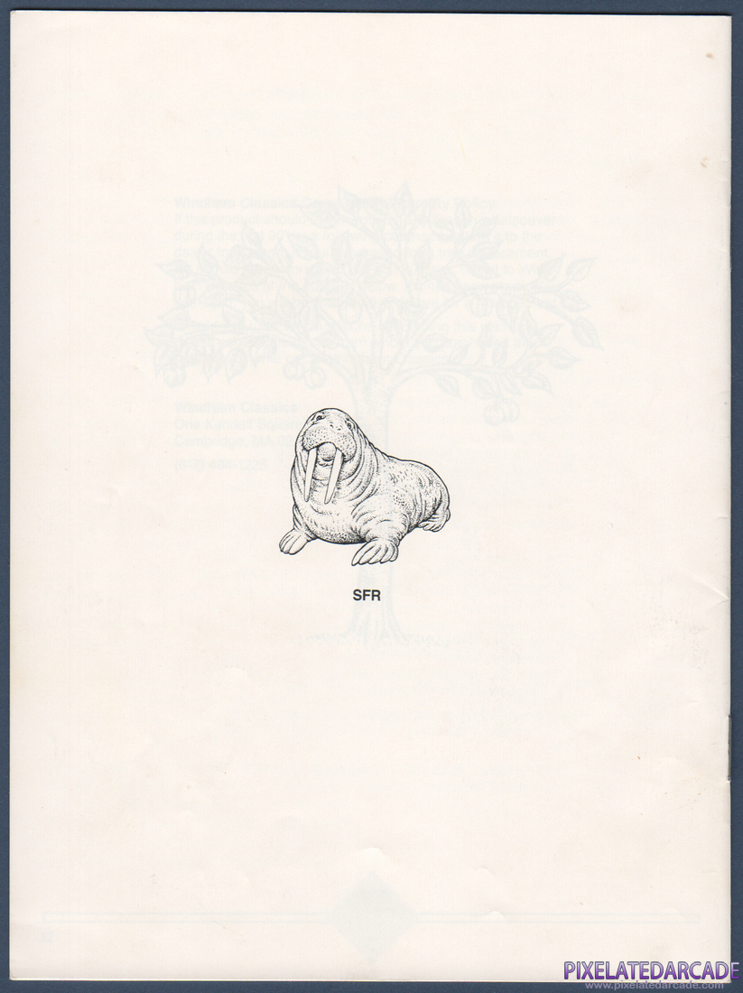 Swiss Family Robinson: Instruction Manual - Back Cover