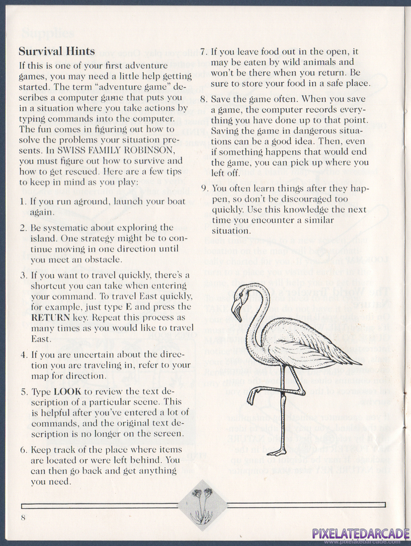 Swiss Family Robinson: Instruction Manual - Page 8
