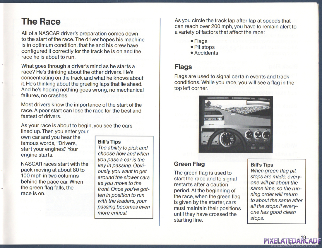 Bill Elliott's NASCAR Challenge: Instruction Manual - Pagge 19