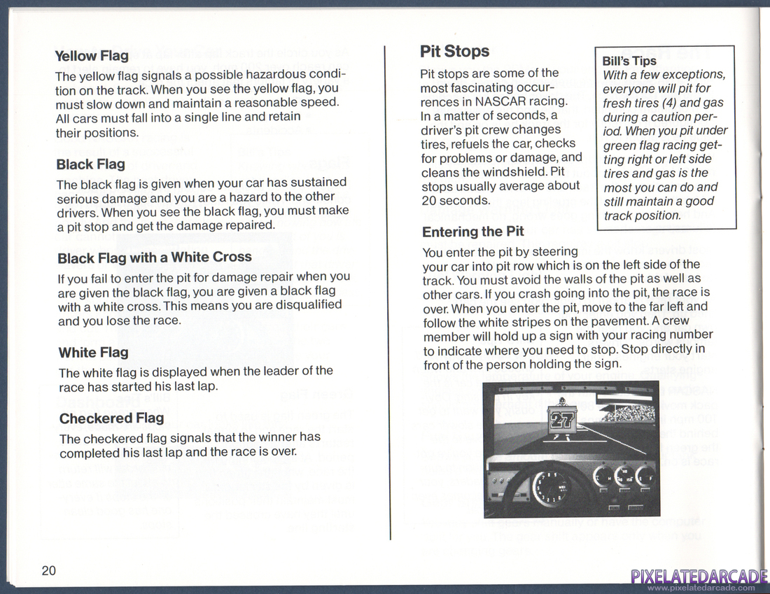 Bill Elliott's NASCAR Challenge: Instruction Manual - Page 20