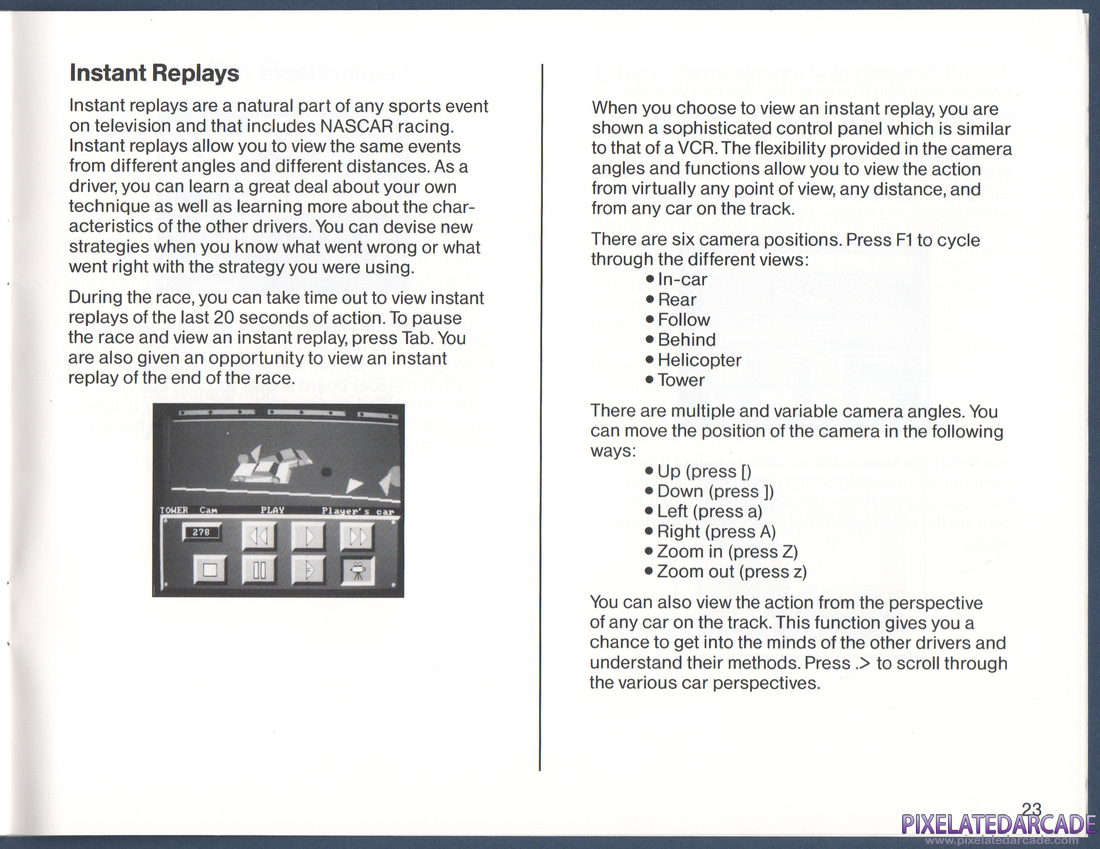 Bill Elliott's NASCAR Challenge: Instruction Manual - Page 23