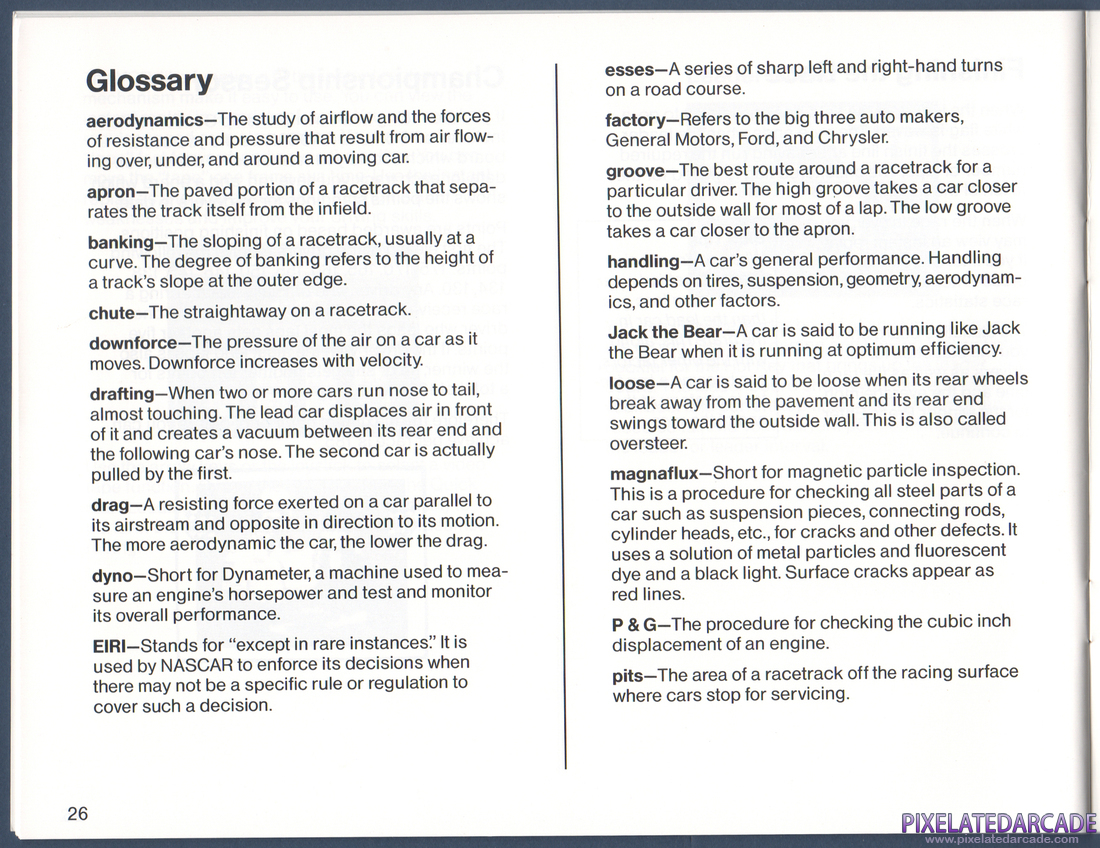 Bill Elliott's NASCAR Challenge: Instruction Manual - Page 26